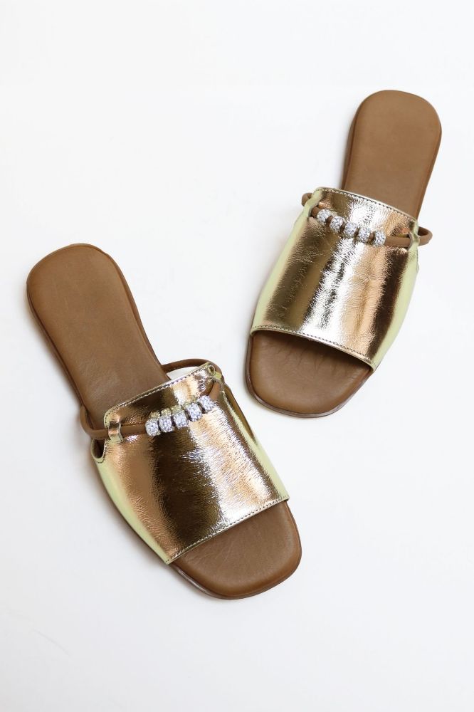 Soft Şık Ve Rahat Terlik   GOLD BM116GOLD resmi