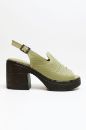 Platformlu Pileli Rahat Sandalet  MINT YESILI BM55MINT YESILI