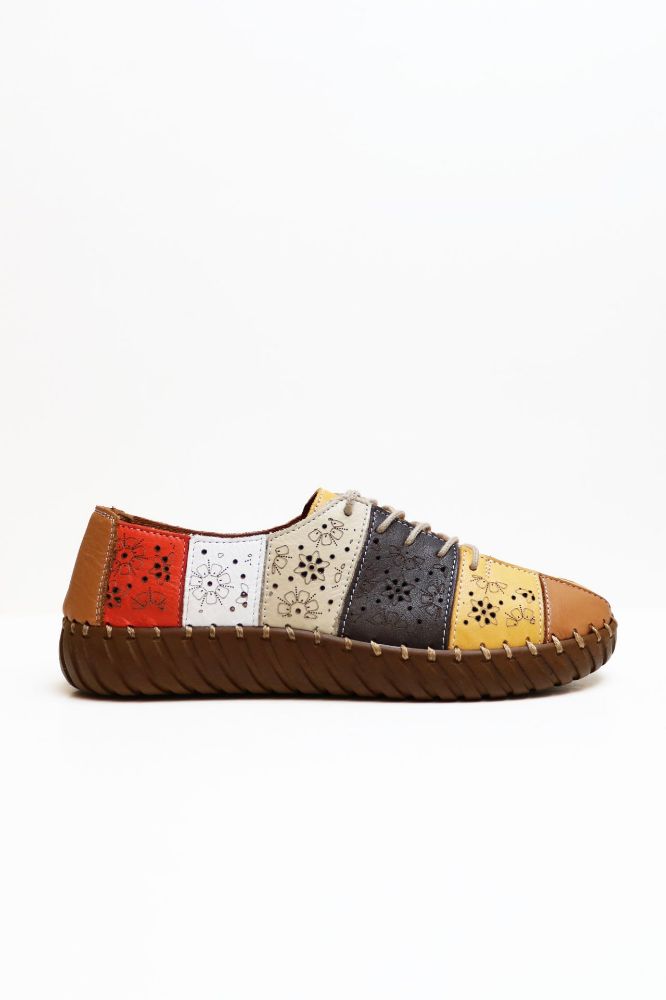 Casual Rahat Patchwork Ayakkabı  HARDAL KOMBIN BM6030HARDAL KOMBIN resmi