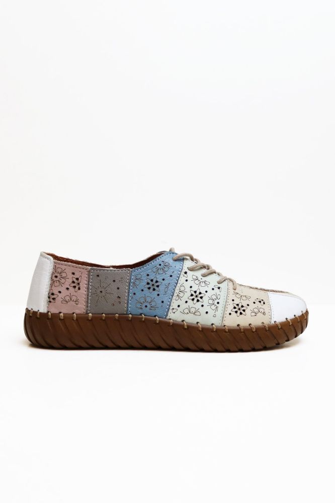 Casual Rahat Patchwork Ayakkabı  BEJ KOMBIN BM6030BEJ KOMBIN resmi