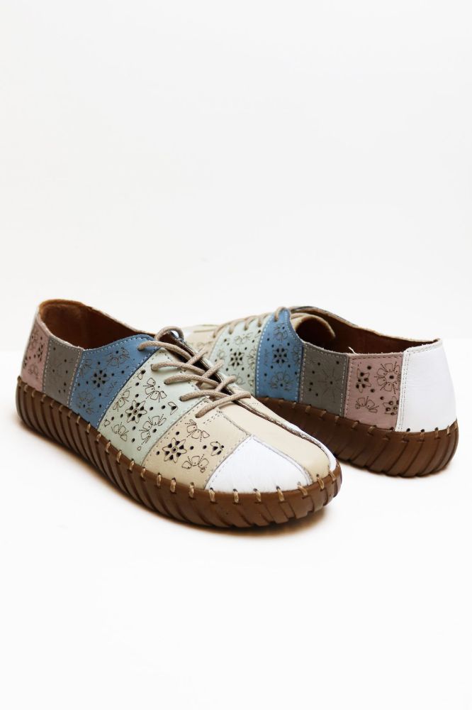 Casual Rahat Patchwork Ayakkabı  BEJ KOMBIN BM6030BEJ KOMBIN resmi