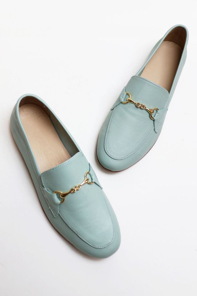 Gucci Tokalı Loafer Ayakkabı  MINT YESILI BME15MINT YESILI resmi
