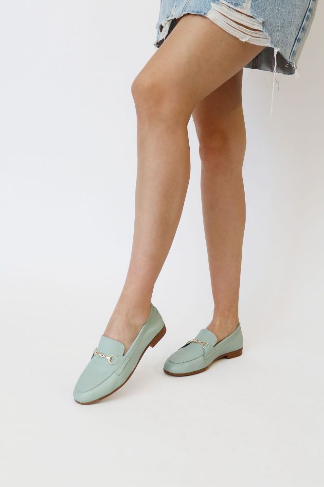 Gucci Tokalı Loafer Ayakkabı  MINT YESILI BME15MINT YESILI resmi