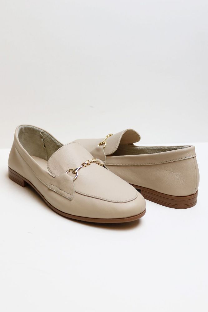 Gucci Tokalı Loafer Ayakkabı  BEJ BME15BEJ resmi