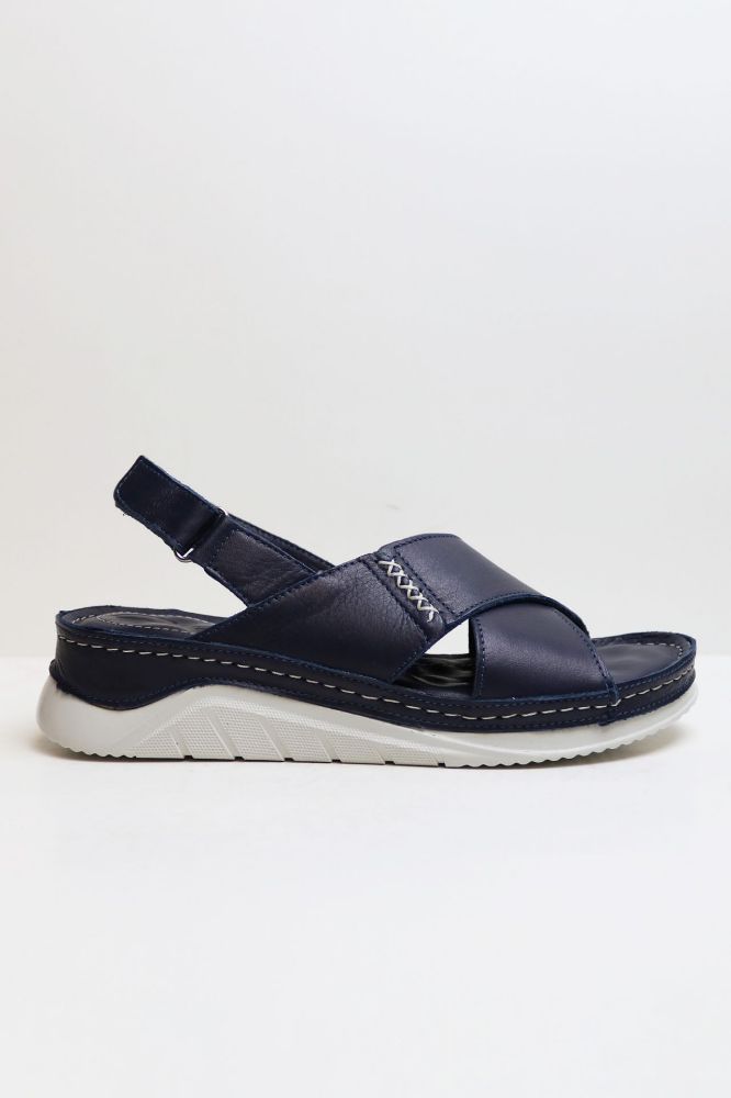 Çarpraz Bantlı Günlük Ortopedik Sandalet  LACIVERT N056107LACIVERT resmi